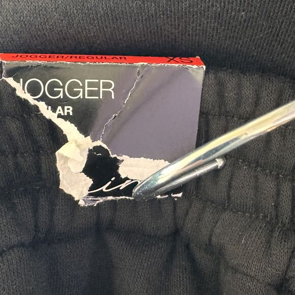 INC X-Small Joggers Sweatpants Stretch Pockets Elastic Waist Black New - Picture 6 of 6